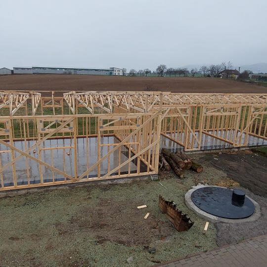 Garáž a dielňa - Drevostavba