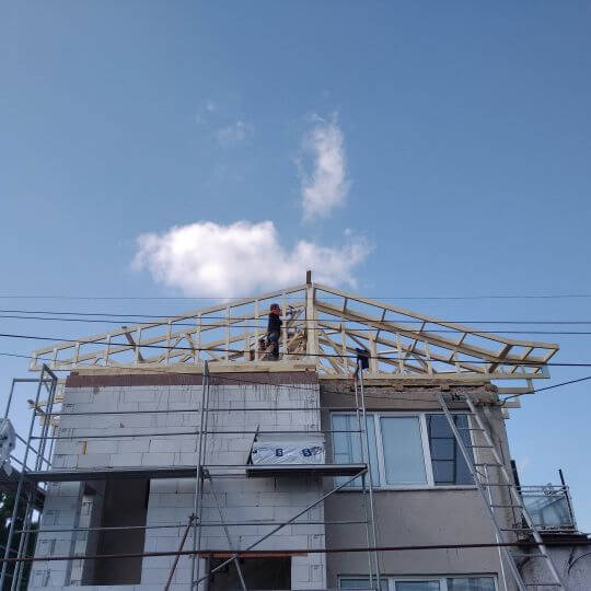 Rekonštrukcia strechy Nižná Myšľa