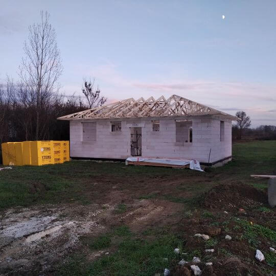 Novostavba rodinného domu Budkovce